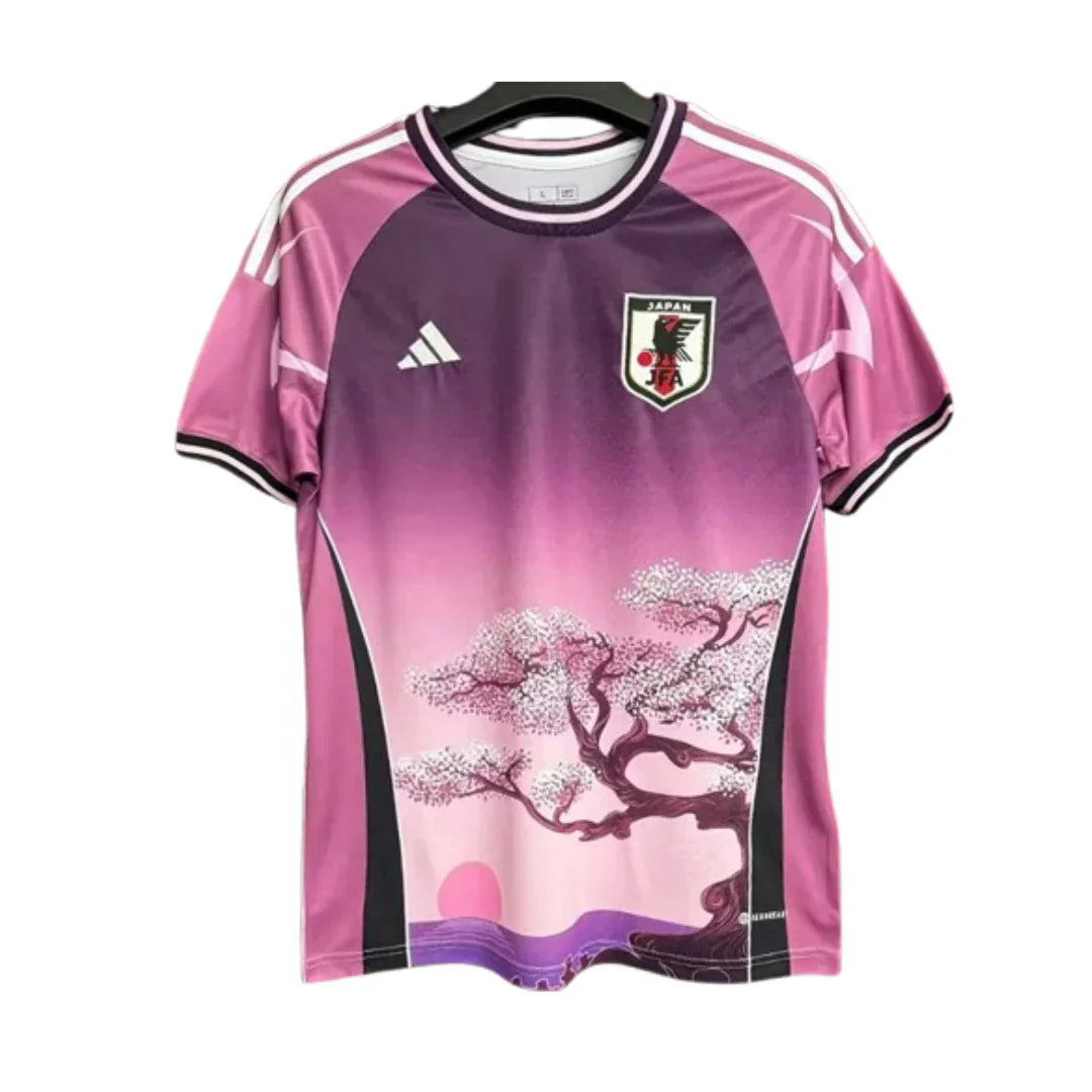 Maillot du Japon 2024 violet concept