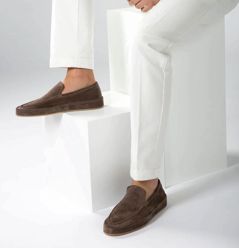 Eugeniusz | Męskie wsuwane buty z amortyzowaną podeszwą, styl elegancko-codzienny | Erwnn