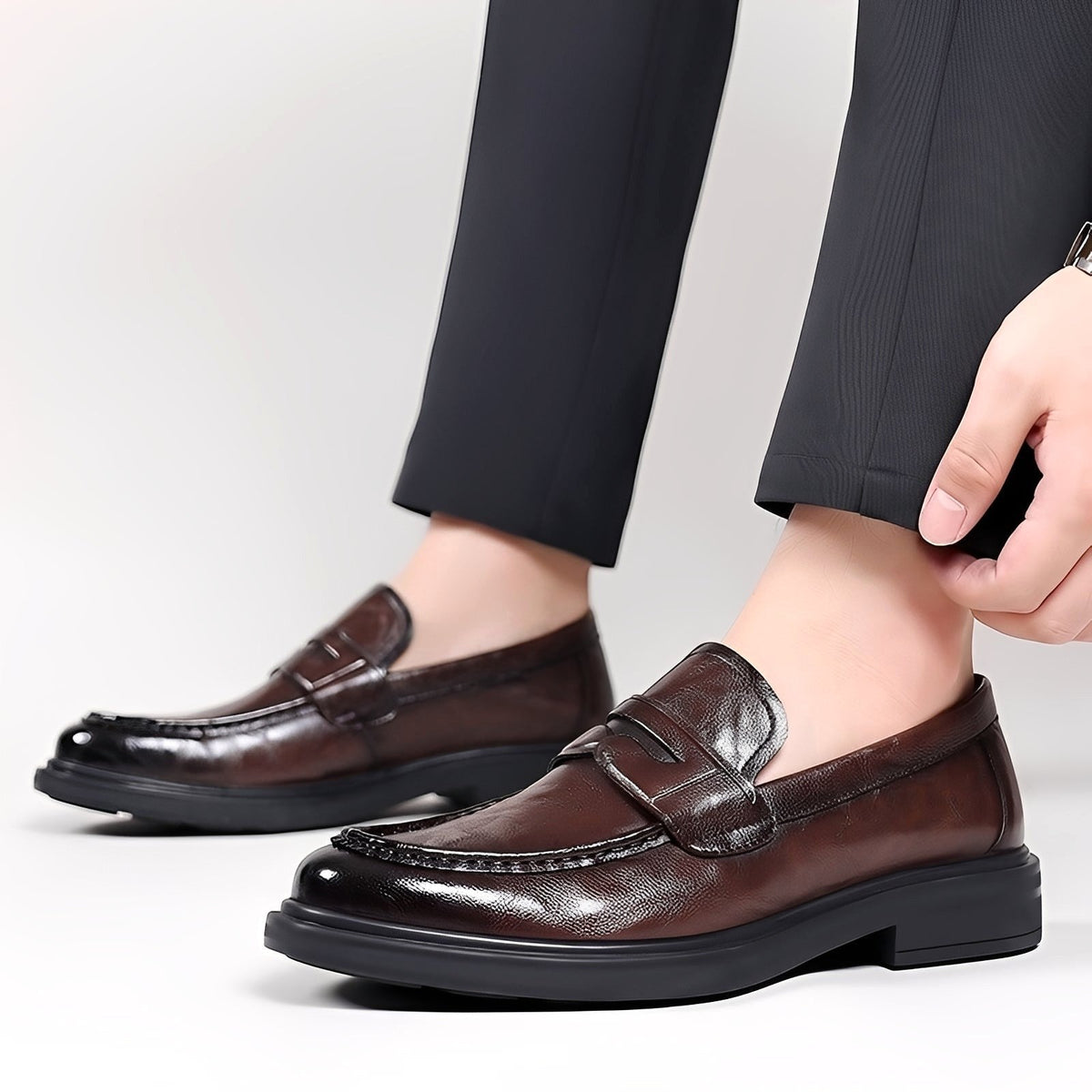 Robert | Męskie mokasyny w klasycznym designie, eleganckie mokasyny | Erwnn