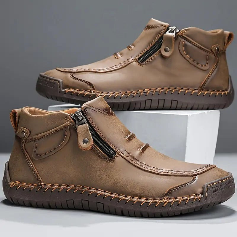 Marek | Ergonomiczne męskie buty wsuwane, wygodne obuwie na co dzień | Erwnn
